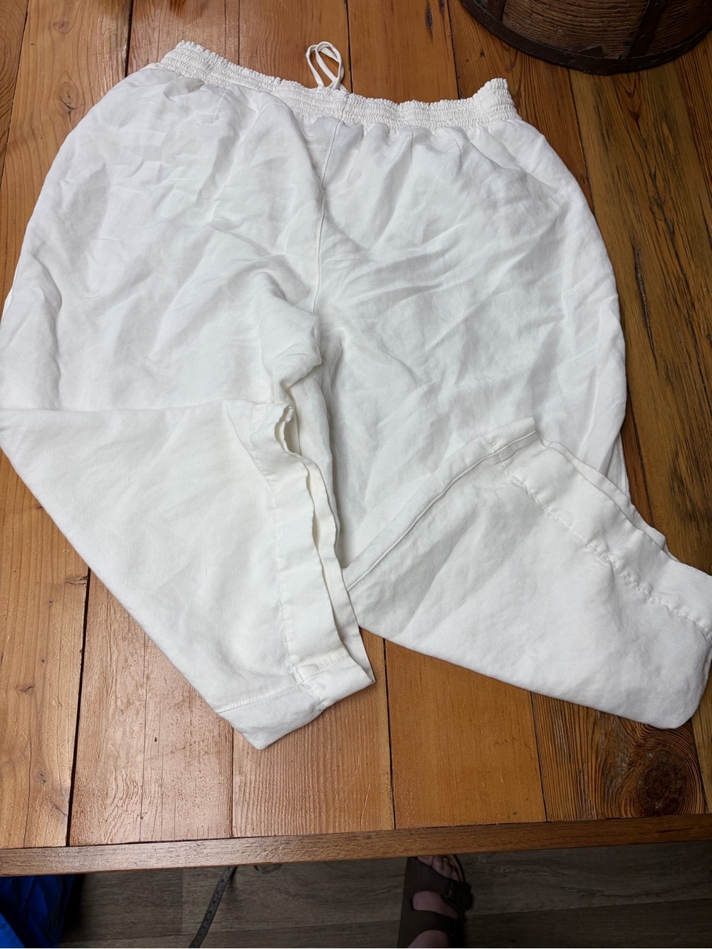 Women’s Lane Bryant white linen pants 18/20